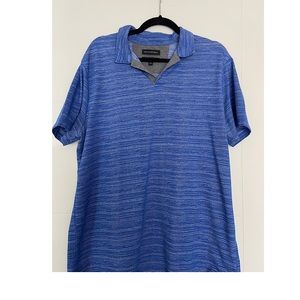 Light Blue Marled Polo Shirt